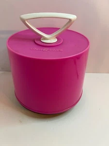Disk Go Case Hot Pink Kunststoff Supronics 45 RPM Vintage Tragetasche - Bild 1 von 10