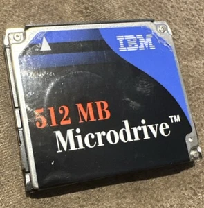 IBM DSCM-10512 512MB Microdrive - Compact Flash Type II - Picture 1 of 2