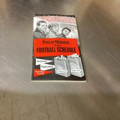 Philip Morris 1953 Football Schedule 1953 College & Professional-Lucy And Ricky - Image 1 of 4