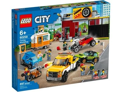 LEGO 60258 Retired Tuning Workshop Car Garage City Town Modular Set - Image 1 of 4