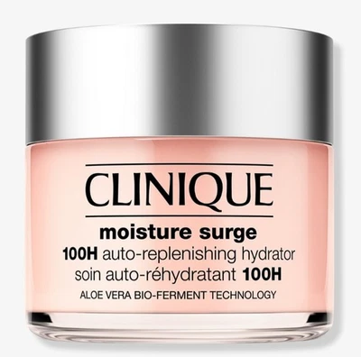 CLINIQUE moisture surge 100H auto-replenishing hydrator REFRESHING 1.7oz Jar NEW - Image 1 of 4