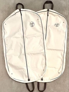 HERMES Garment Bag 2-Piece Set Ivory Cotton 24x43x2.4 in Foldable #707EK53 - Picture 1 of 10