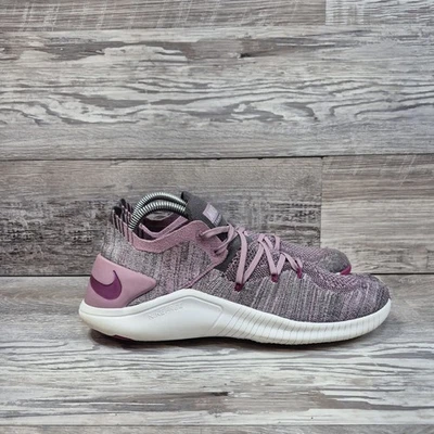 Nike Free TR Flyknit 3 Running Training Shoes Mauve Womens Size 9.5 Sneakers - Image 1 of 4