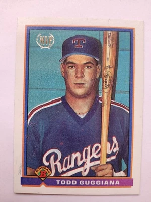#175 1991 Topps Bowman Todd Guggiana MVP Card #697 - Image 1 of 2