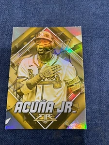 2022 Topps Fire Gold Minted #1 Ronald Acuña Jr. Atlanta Braves - Imagen 1 de 1