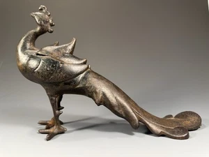 Fine RARE Chinese China Phoenix shape bronze censer Qing Dynasty ca. 1900 - Picture 1 of 24