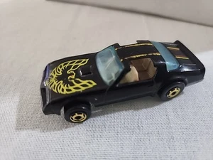 Hot Wheels Hot Bird Trans Am Black Blackwall Gold Rims Hong Kong - Picture 1 of 7