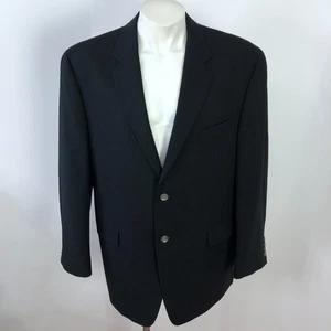 Calvin Klein 46 R 100% Wollmischung Knopf Blazer Sport Mantel Jacke Schwarz NEUWERTIG - Bild 1 von 19