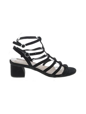 Tacones negros chinos de lavandería para mujer EE. UU. 8,5 Foto 1 de 2