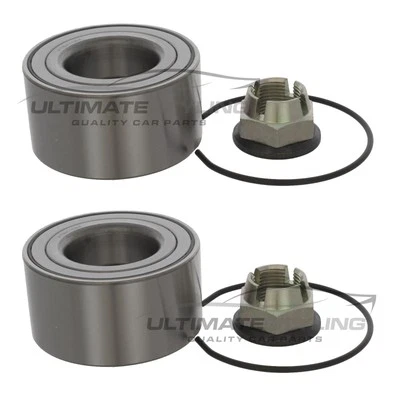 Kits de cojinetes de rueda delantera Renault Scenic Mk1 MPV 1999-2003 72mm exterior 1 par Foto 1 de 4