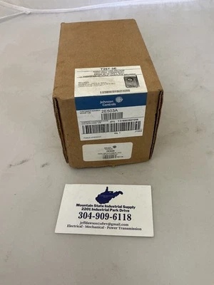 Johnson Controls Thermostat T263-TE 40-90°F + Horizontal Faceplate FREE SHIPPING - Image 1 of 3