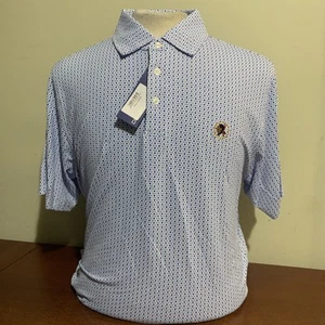 B. Draddy Trevor Herren Large blau weiß Golf Poloshirt neu Seminole Golfschläger - Bild 1 von 6