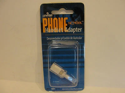 Leviton Phone No Kink Handset Adapter, C2429-C - Изображение 1 из 2