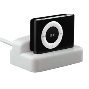 TRIXES iPod Dock NEW White USB Charger & Sync Docking Cradle for iPod Shuffle - Picture 1 of 4