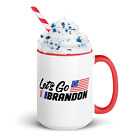 Let's Go Brandon NASCAR Biden - White Mug Color Inside by GatorDesign SAVE ON 2+
