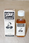 VINTAGE SLOAN'S LINIMENT MEDICINE BOTTLE NOS NEW OLD STOCK FULL WITH BOX