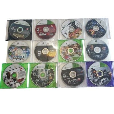 Xbox 360 Video Game Lot Of 12 Discs Only #1 - Image 1 of 4