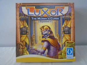Luxor The Mummy's Curse Expansion 1 Board Game [Queen Games 2019] 100% COMPLETE - Picture 1 of 12