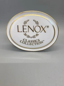 Lenox Classics Collections 3.25" Collectors Display Sign 7 Oval - Picture 1 of 6