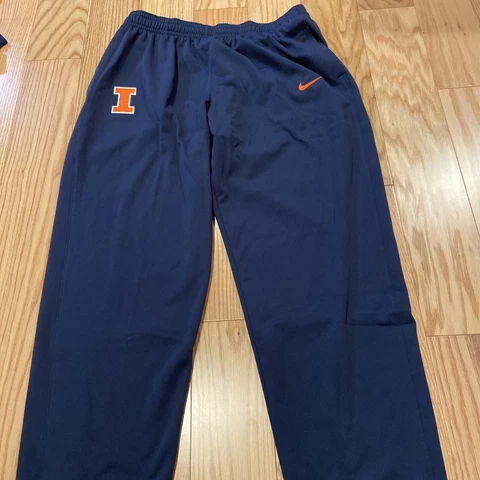 Nike NCAA Illinois Fighting Illini Player issue travel Fleece Pant sz XXL CQ3246 Cover
