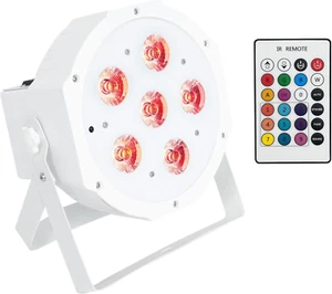 Battery PAR 61 White RGBWA+UV Rechargeable Stage Wash Light, DMX Control, Sound - Picture 1 of 11