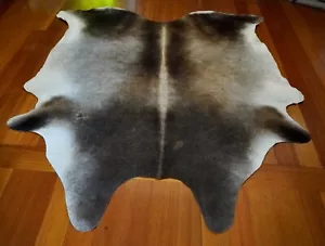 The Colours of Fire and Sand - A Beautiful Mid Sized Cowhide Rug - Bild 1 von 6