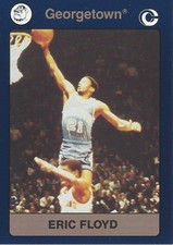 1991 Collegiate Collection Georgetown Hoyas #51 Eric Floyd