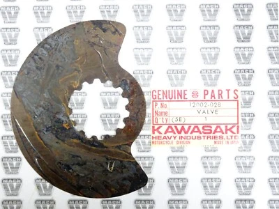 Kawasaki NOS NEW 12002-028 Valve Rotary Disc KD KE KD175 KE175 - Imagem 1 de 4
