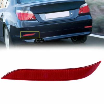 Luces reflectoras de parachoques trasero izquierdo para BMW E60 525i 528i 530i 535i 2003-2007 Foto 1 de 4