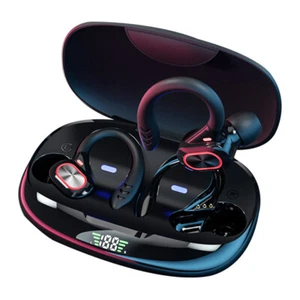 Bluetooth Headset Wireless Music Earphone InEar Earpiece Sport Waterproof Earbud - Picture 1 of 12