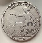 2 franki 1860 B . Szwajcarski . Szwajcaria . Srebro