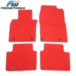 Fits 20-24 Mazda CX-30 Red Nylon Auto Floor Mats Car Liners Carpets 4PCS Set - Picture 1 of 10