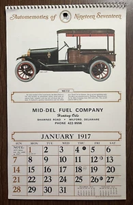 Vintage 1973/1917 Advertising Calendar ~ Mid-Del Fuel Co. Milford, Delaware DE - Picture 1 of 4