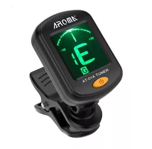 Guitar Tuner Clip-On Chromatic Precision Bass Violin Digital Battery Included UK - Picture 1 of 5