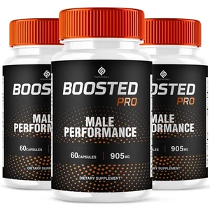(3 Pack) Boosted Pro Capsules, Boosted Pro Dietary Supplements (180 Capsules) - Picture 1 of 3