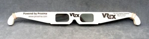 20X 3D GLASSES, POLAROID LINEAR CARDBOARD TYPE - Picture 1 of 5
