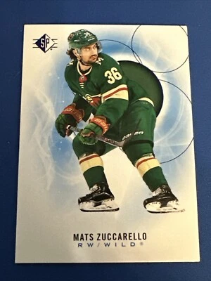 2020-21 Upper Deck SP Blue Parallel 67 Mats Zuccarello Minnesota Wild - Image 1 of 2