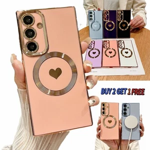 Für Samsung Galaxy S24 Ultra S23 FE MagSafe Magnet Beschichtung Handy Hülle Cover - Bild 1 von 16