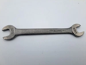 Vintage Billings No 1723 3/8 x 7/16 Vitalloy Open End Wrench - Made in USA - Picture 1 of 8