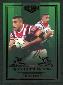 2019 Sydney Roosters NRL Premiers Mojo Emerald Card - Sio Siua Taukeiaho - #3/10 - Picture 1 of 3