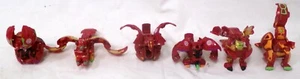 Spin Master Bakugan Pyrus Lot of 6 Howlkor Dragonoid Geonoid X Webam - Picture 1 of 9