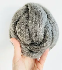 Jacob Wool Rovings 50g For Felting Spinning Weaving - Picture 1 of 3