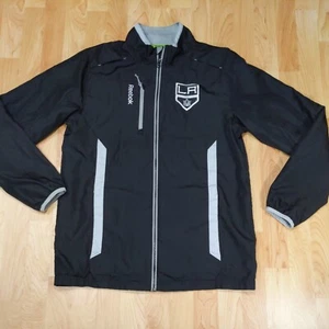 LA Kings Reebok Center Ice Collection Windbreaker Jacket Embroidered Mens Small - Picture 1 of 16