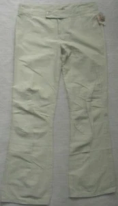 NWT Womens BILLABONG Size 7 Stone Beige COTTON PANTS Flat FLARE Leg32 - Picture 1 of 6