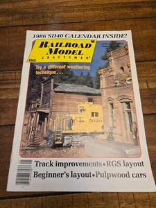 Eisenbahn Modell Handwerker Januar 1986 Zeitschrift Vintage - Bild 1 von 4