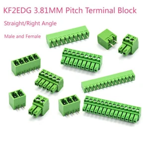 3.81mm Pitch KF2EDG Terminal Block Male & Female PCB Screw Connector 2/3/4/5~16P - Picture 1 of 6
