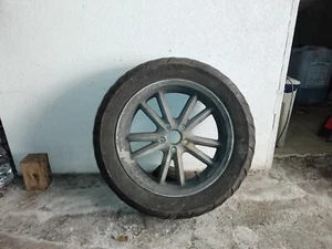 Cerchio Ruota Posteriore Completo per Scooter PIAGGIO BEVERLY 500 (2002-2007) - Foto 1 di 24