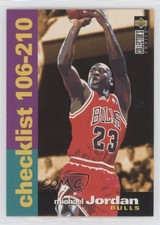 1995-96 Collector's Choice International Italian I Checklist Michael Jordan HOF
