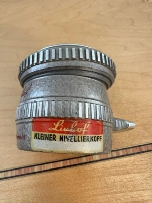 LINHOF Vintage "Kleiner Nivellierkopf", Cabezal de bola con base de 42 mm, todo metálico Foto 1 de 3
