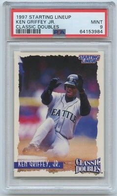 1997 Starting Lineup KEN GRIFFEY, JR.  Classic Doubles  PSA 9 MINT - Image 1 of 2